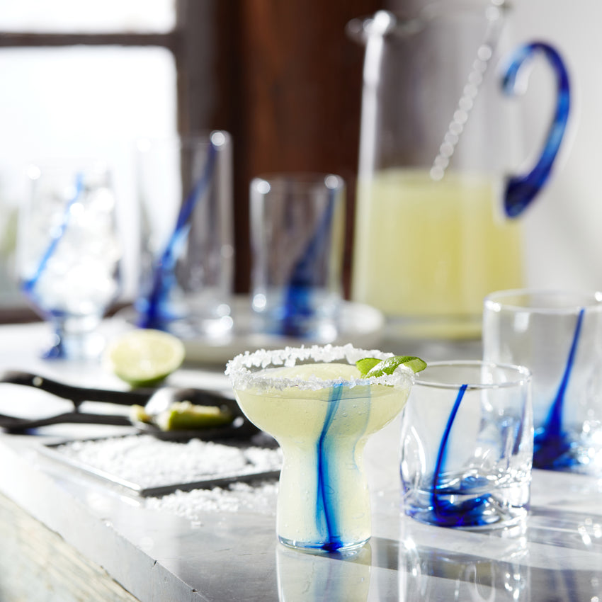 Blue Glassware