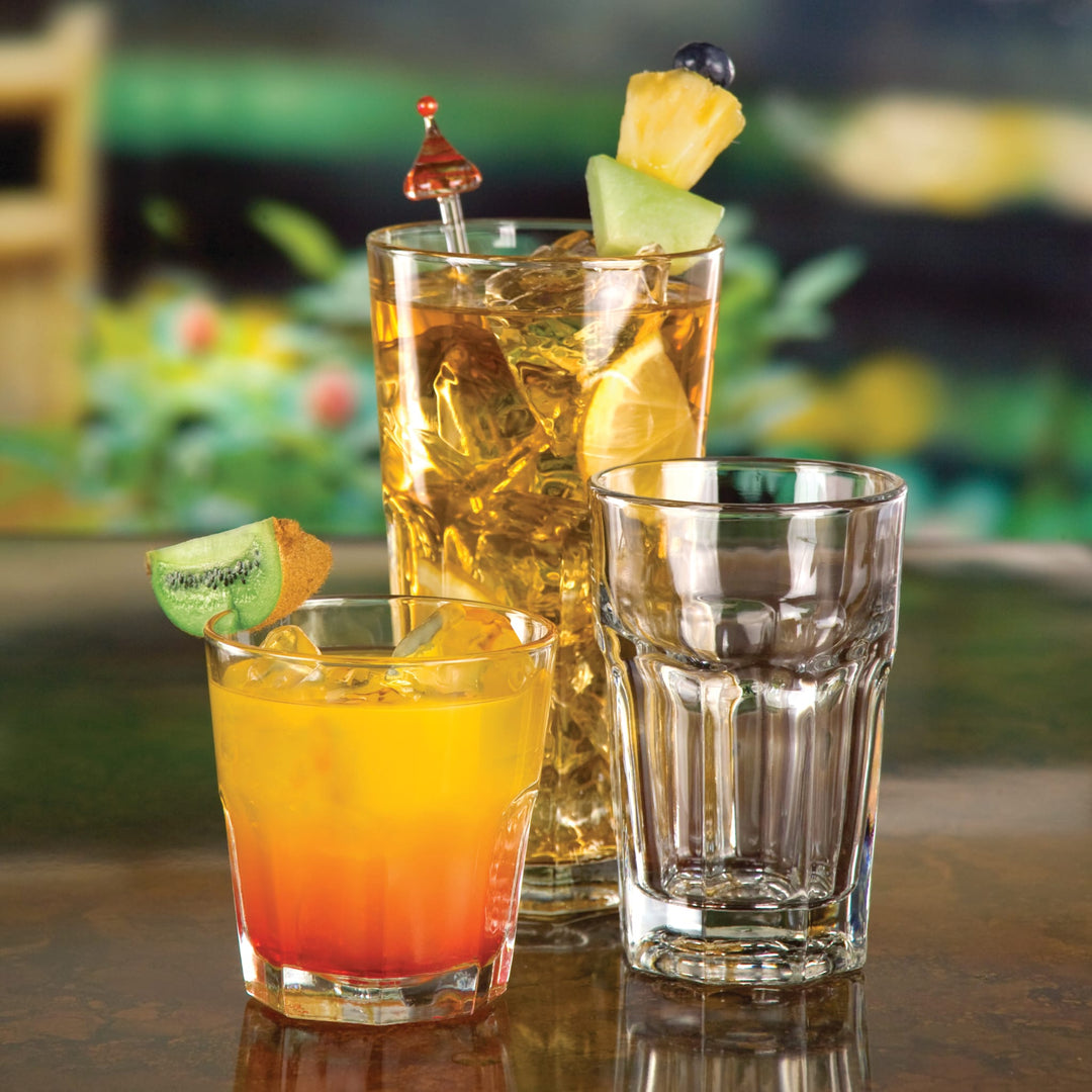 Enhanced with Libbey’s DuraTuff® strengthening technology for exceptional durability and break resistance.