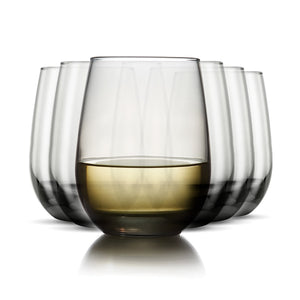 Verres à vin sans pied tout usage Libbey Classic Smoke, 425 ml, lot de 6