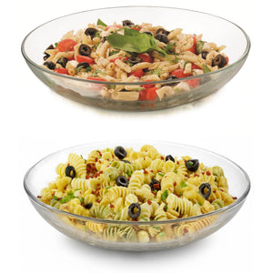 Libbey Selene Coupe Glass Serving Bowls, Set of 2