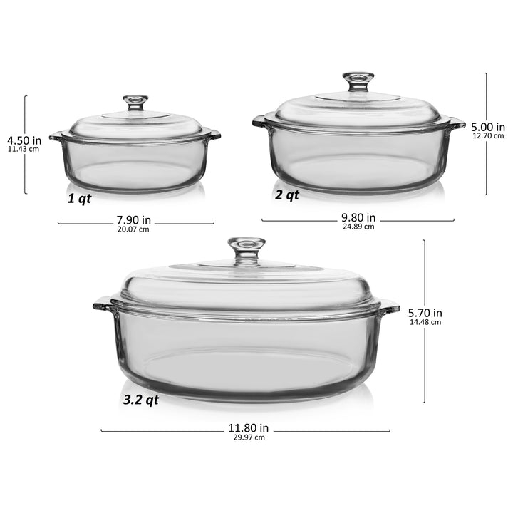 Stackable, extremely durable, and Dishwasher safe for quick, easy cleanup; to help preserve your products, please refer to the brand website for care and handling instructions