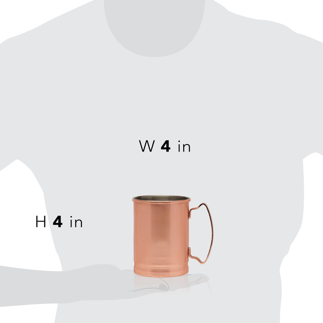 Tasses en cuivre Libbey Moscow Mule, 400 ml, lot de 4