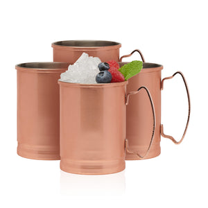 Tasses en cuivre Libbey Moscow Mule, 400 ml, lot de 4