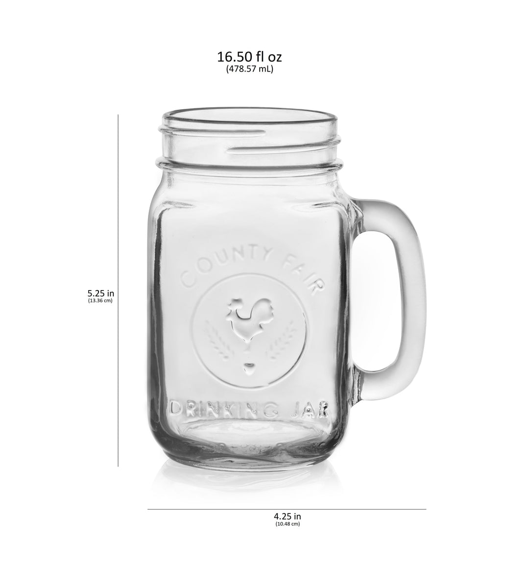 Bocaux en verre Libbey County Fair, 473 ml, lot de 12
