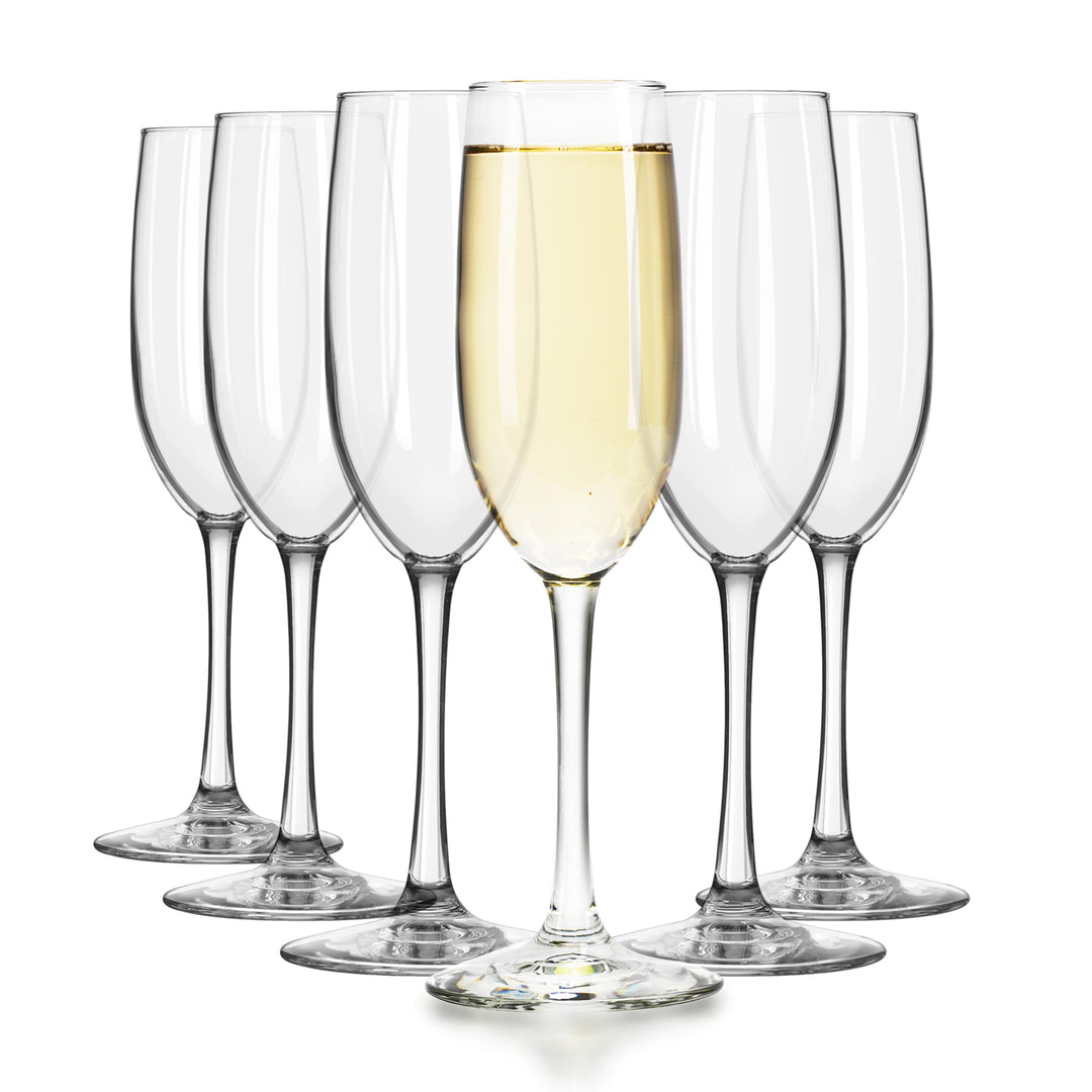 Ideal for champagne, mimosas, or desserts, this elegant flute glass will be sure to add to your celebration