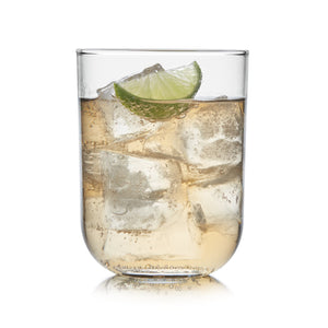 Libbey Polaris Rocks Glasses, Axis, 15 ounce, Set of 8
