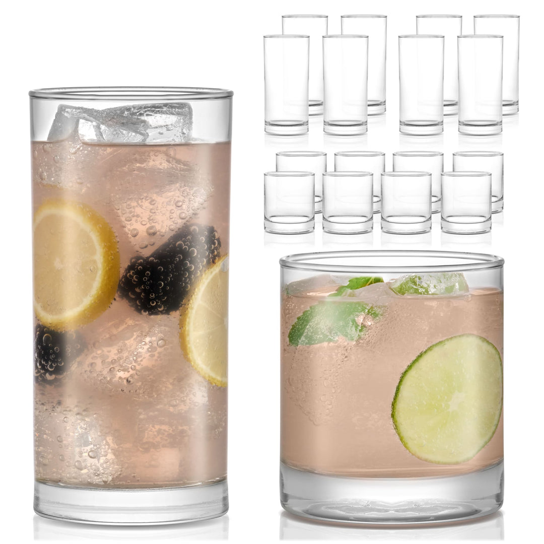 Tall, iconic glass shape defined by clean, modern lines