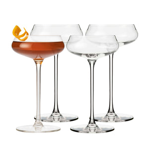 Copa de cóctel Libbey Signature Stratford Coupe, 6,75 onzas, juego de 4