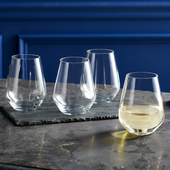 18-ounce capacity is ideal for red, white, or rosé wines as well as cocktails and chilled drinks.