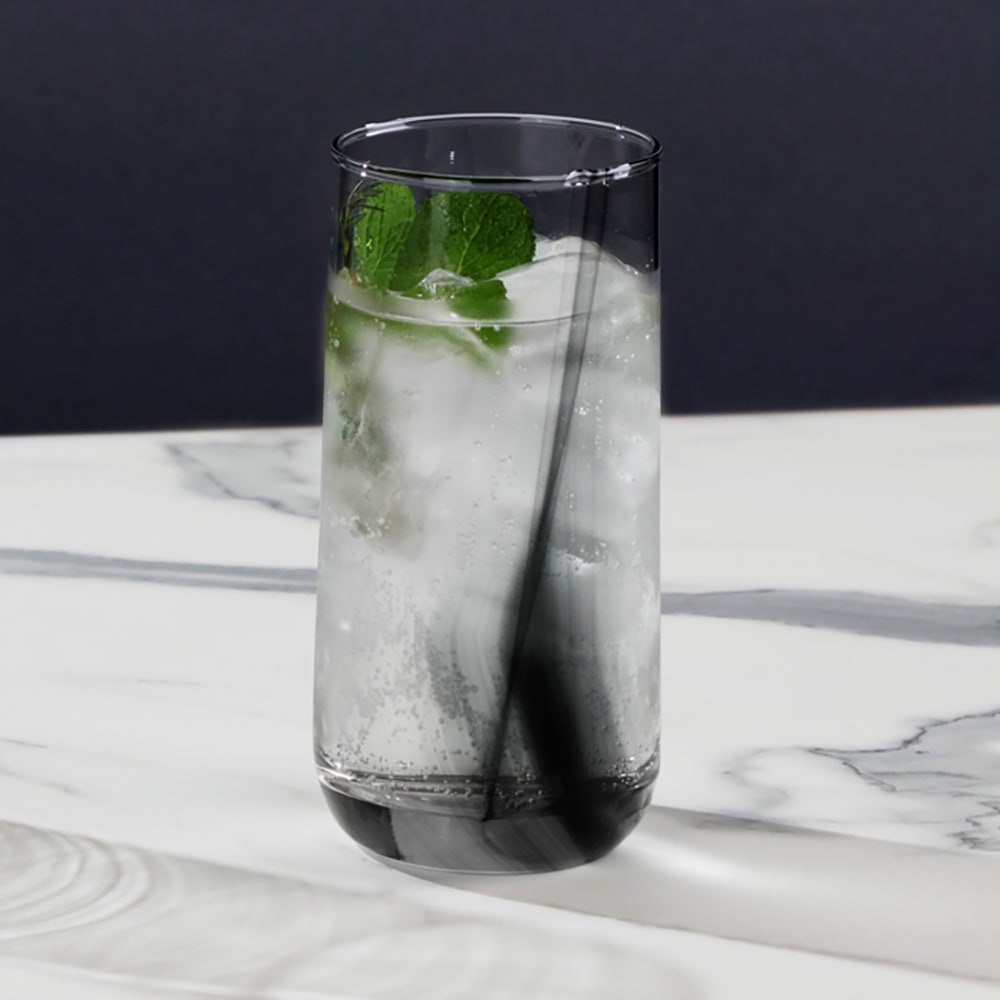 Designed for effortless cleanup, these glasses retain their swirl detail and shine wash after wash.