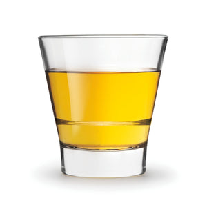 Libbey Endeavor Stacking Double Old Fashioned Glasses, 12 ounce, Set of 12
