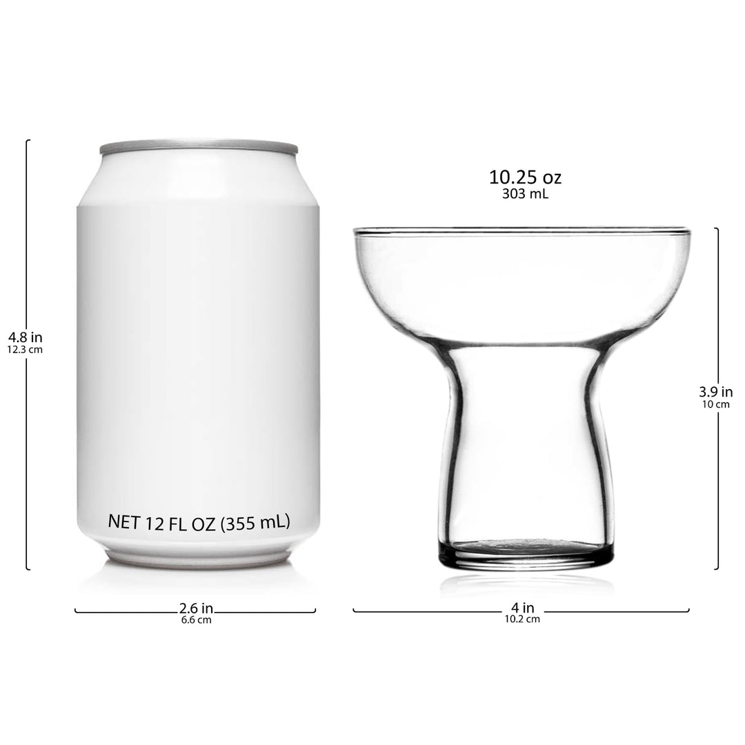 Vasos para margarita sin tallo Libbey, 10,25 onzas, juego de 6