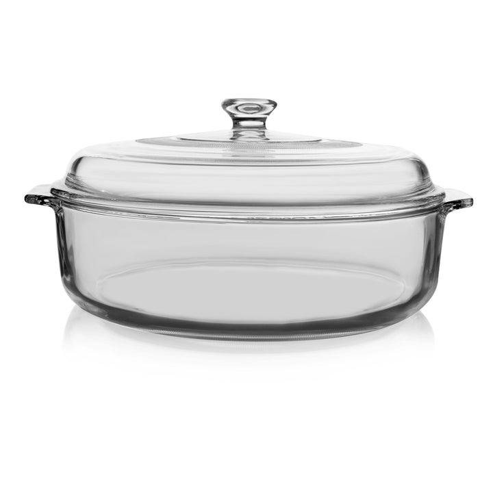Cocotte en verre Libbey Baker's Basics avec couvercle, 3 pintes