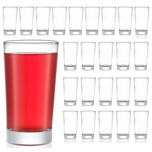 Vasos para tragos altos de base pesada Libbey, 8 onzas, juego de 24