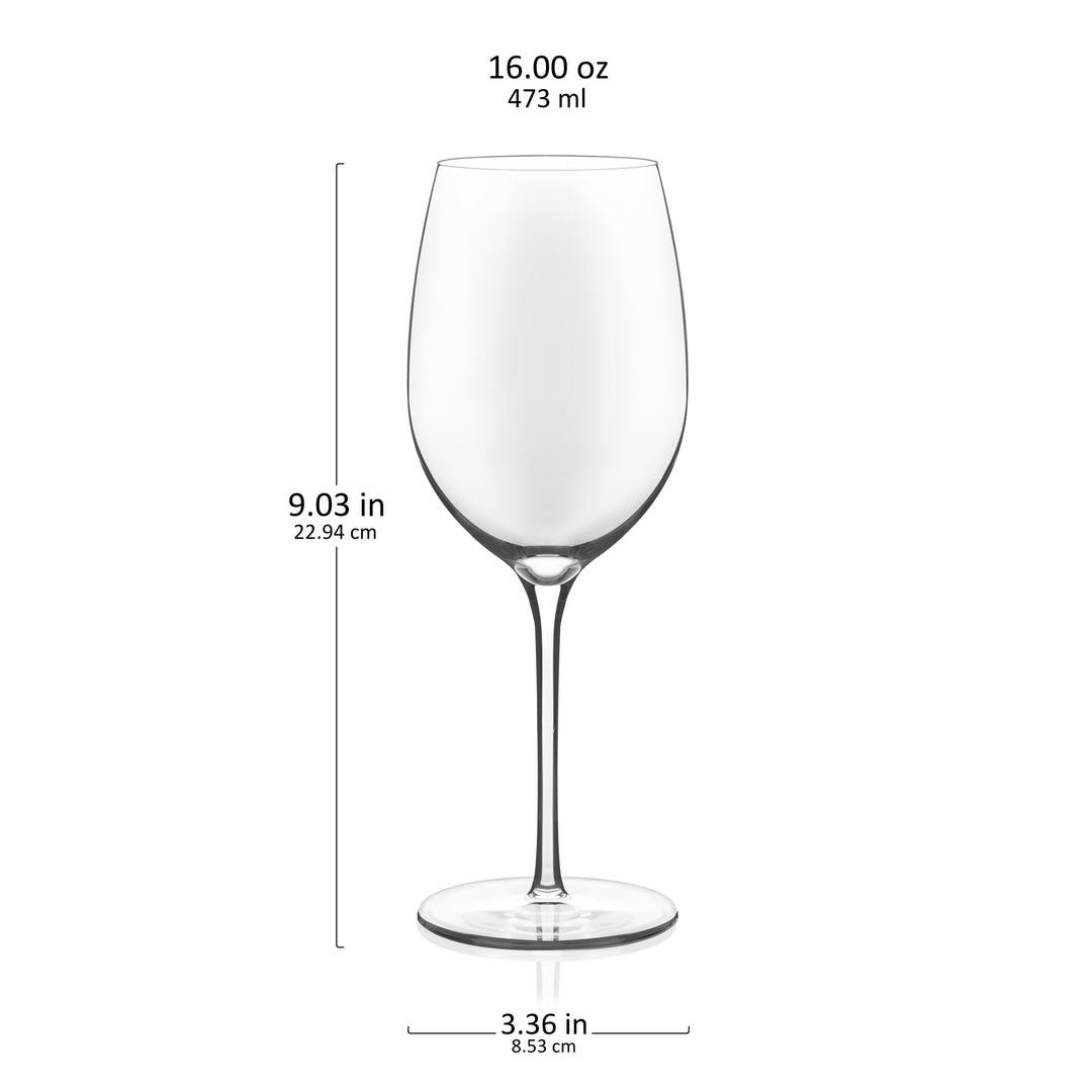 Copas de vino multiusos Libbey Signature Kentfield Estate, 16 onzas, juego de 4
