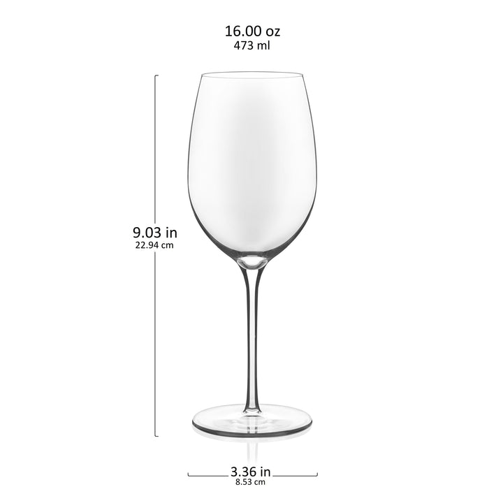 Copas de vino multiusos Libbey Signature Kentfield Estate, 16 onzas, juego de 4