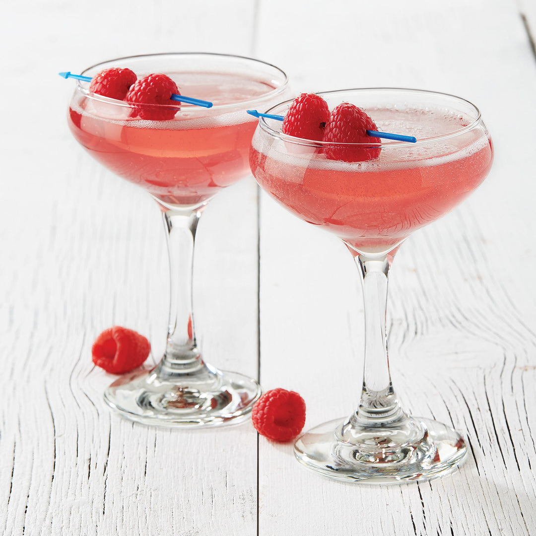 Includes 12, 8.5 ounce Coupe Cocktail glasses (4.125 inch diameter x 6 inch tall)