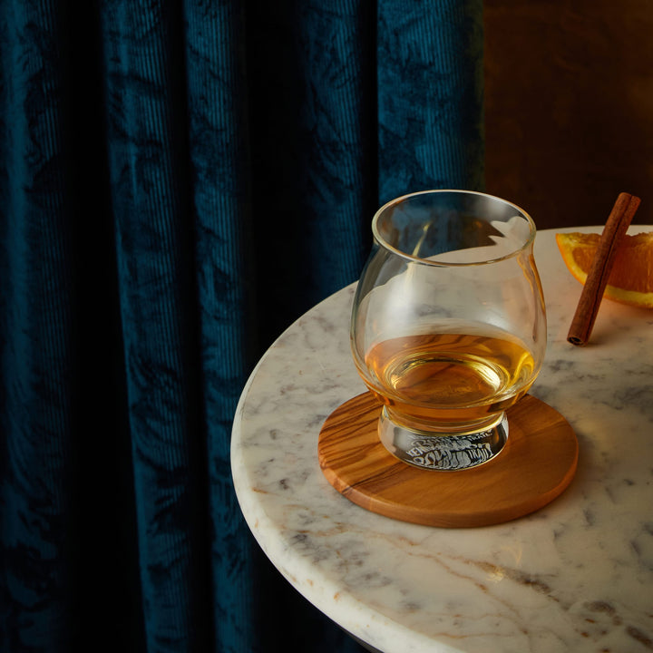 8-ounce capacity offers the perfect balance for sipping neat pours or sampling premium spirits.