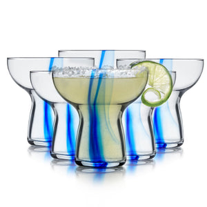 Vasos para margarita sin tallo Libbey Blue Ribbon, 10.25 onzas, juego de 6