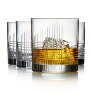 Vasos Libbey Cut Cocktails Passage Rocks, 11 onzas, juego de 4