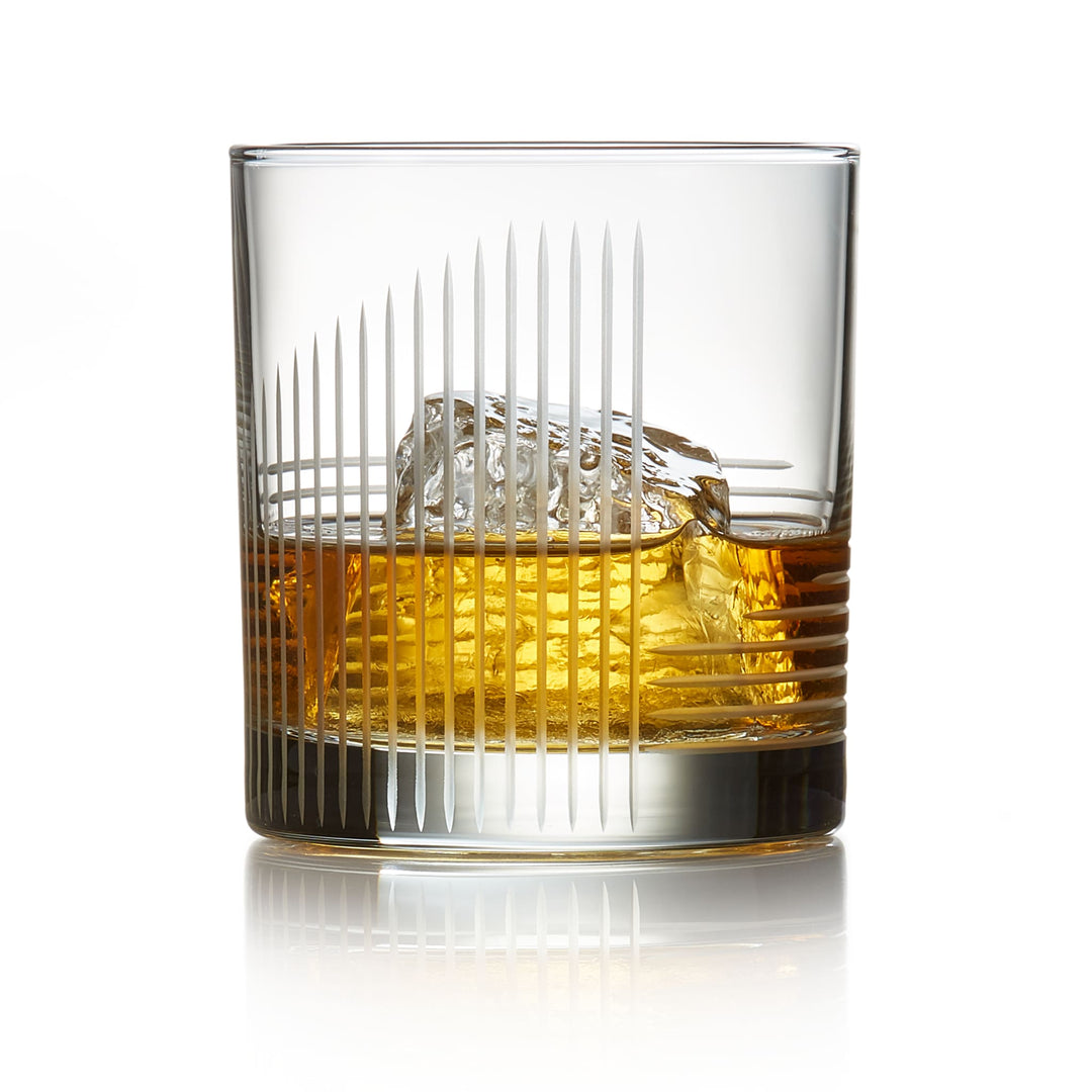 Vasos Libbey Cut Cocktails Passage Rocks, 11 onzas, juego de 4