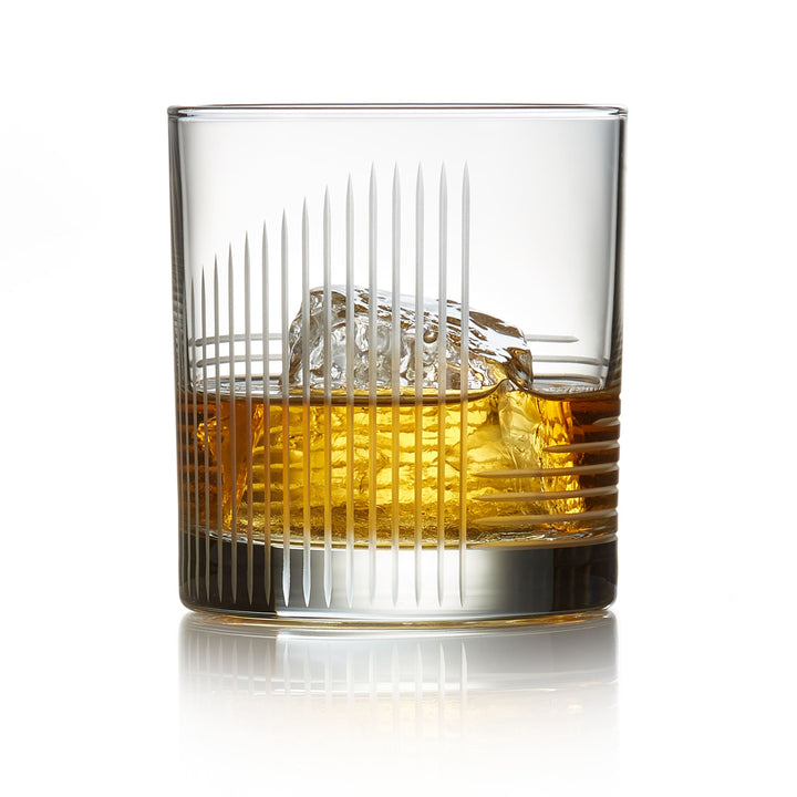 Vasos Libbey Cut Cocktails Passage Rocks, 11 onzas, juego de 4