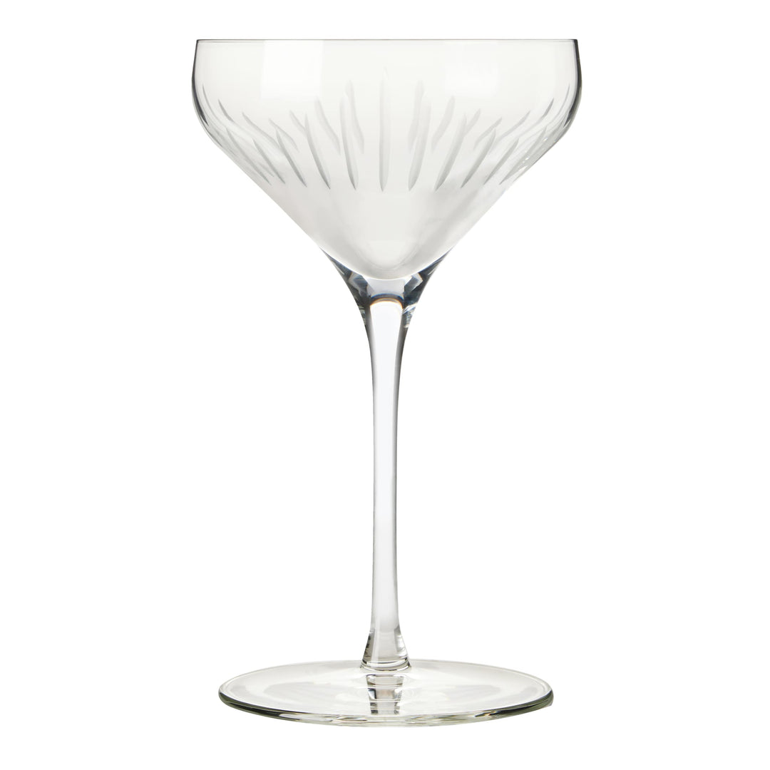 Copas de cóctel Libbey Signature Greenwich con corte de diamante, 8 onzas, juego de 4
