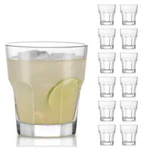 Libbey Gibraltar DuraTuff Double Old Fashioned Rocks Glasses, 12 Ounce, Set of 12