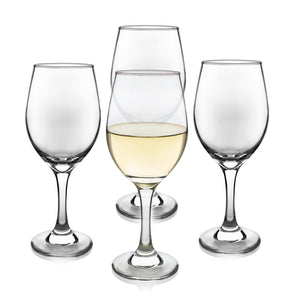 Libbey Classic White Wine Glasses, 11 ounce, Set of 4