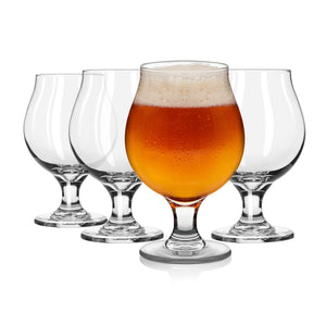 Vasos clásicos para cerveza belga Libbey Craft Brews, 16 onzas, juego de 4
