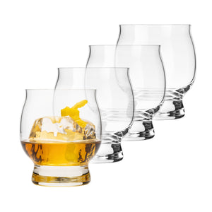 Vaso de cóctel de whisky Libbey Signature Kentucky Bourbon Trail, 13.5 onzas, juego de 4