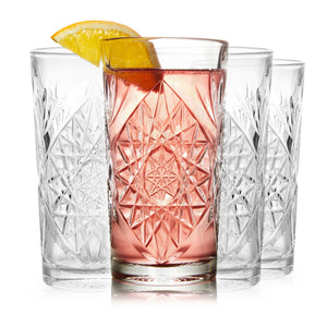 Vasos enfriadores Libbey Hobstar, 16 onzas, juego de 4